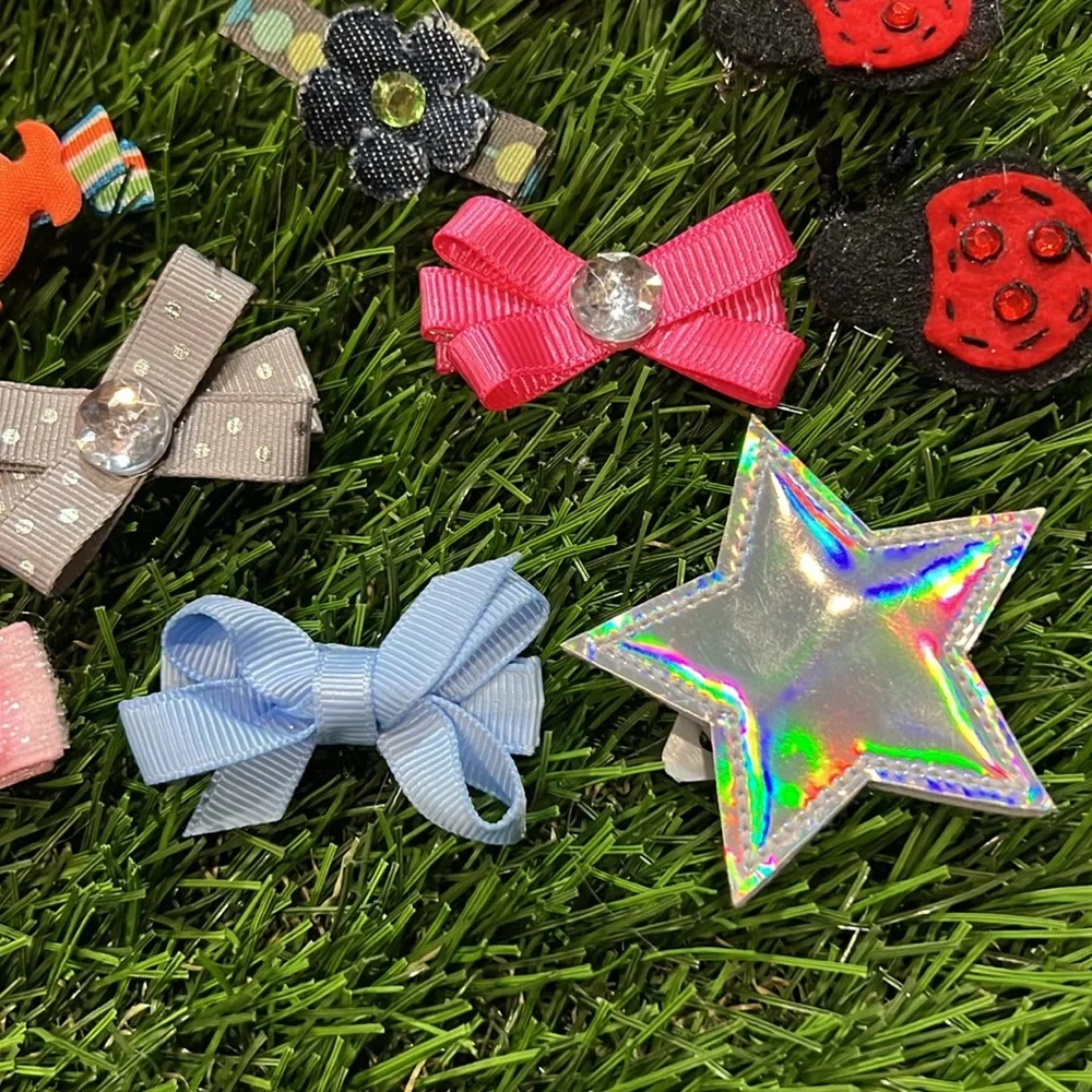 Little girl Mini Hair Clips - Set of 17